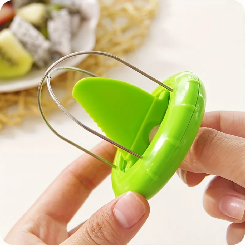 Schnelle Obst Kiwi Cutter Schäler Slicer Küche Gadgets – Bild 3
