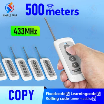 Kopieren Sie die Fernbedienung 433 MHz, 500 m Reichweite, Duplikator für Garagentor-Klonfunktion, Sender, CAME