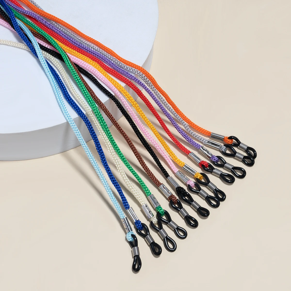 5 Stück verstellbarer Brillenbandhalter, rutschfestes