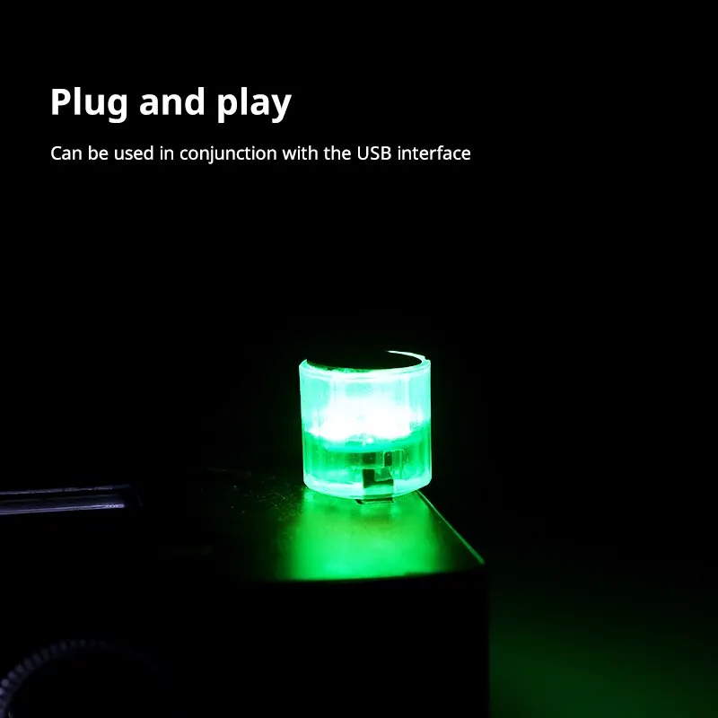 Auto Mini USB LED Umgebungs licht dekorative Atmosphäre – Bild 5