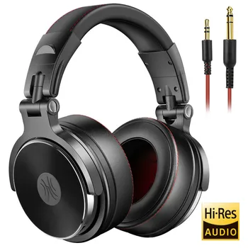 Oneodio Wired Professional Studio Pro50 DJ-Kopfhörer mit Mikrofon über dem Ohr, HiFi-Monitor