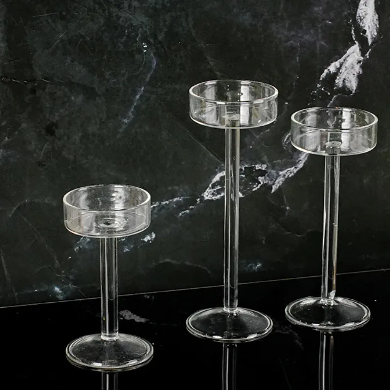 【Hochwertiger Kerzenhalter aus Kristallglas】Minimalistischer – Bild 5