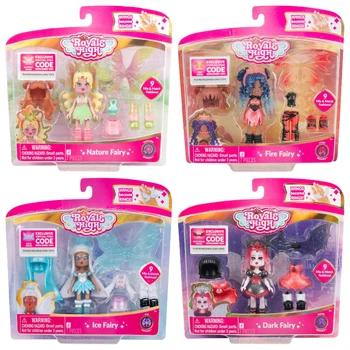 Royale High 3' Fire Fairy Fashion Figur-1 Figur mit 9 Modeaccessoires - Virtueller Artikelcode enthalten