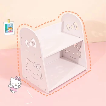 Kawaii HelloKitty Cartoon-Desktop-Aufbewahrungsregal, Regal, ordentliche Schreibtisch-Aufbewahrung