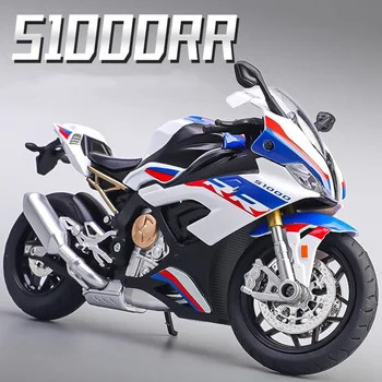 1:12 S1000RR Modell Motorräder Kawazaki NINJA H2R Spielzeug Legierung Diecast Sound Licht Stoßdämpfung