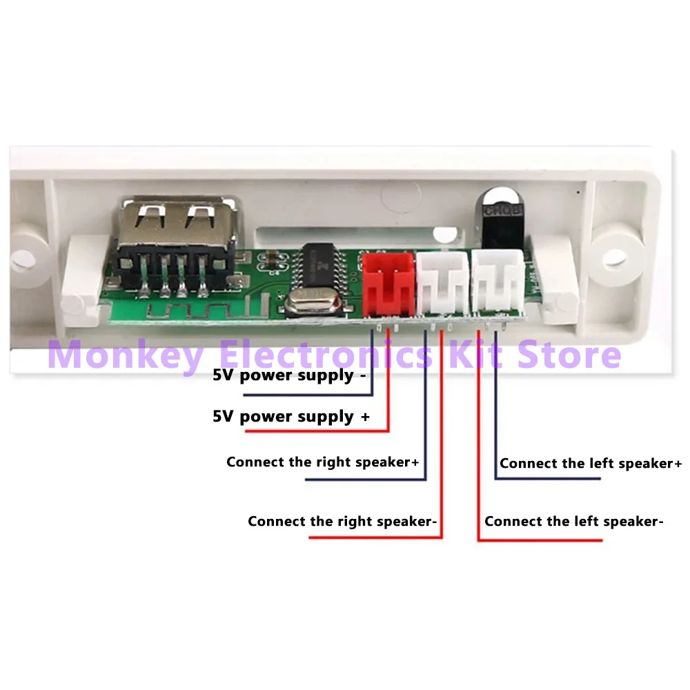 Elektronisches DIY Bluetooth-Lautsprecher-Set, weiß – Bild 4