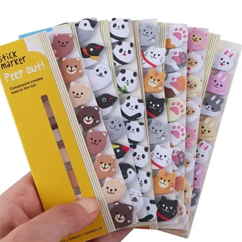 Niedliche Pinguin-Katze-Panda-Notizblöcke, Haftnotizen, Index, gepostet, Planer, Büro, kreatives