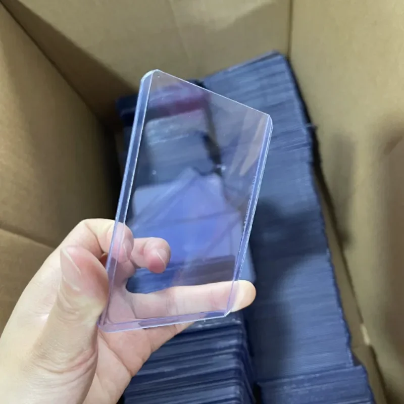 10-50PCS Transparente PVC Karte Ärmeln Top Loaders – Bild 6