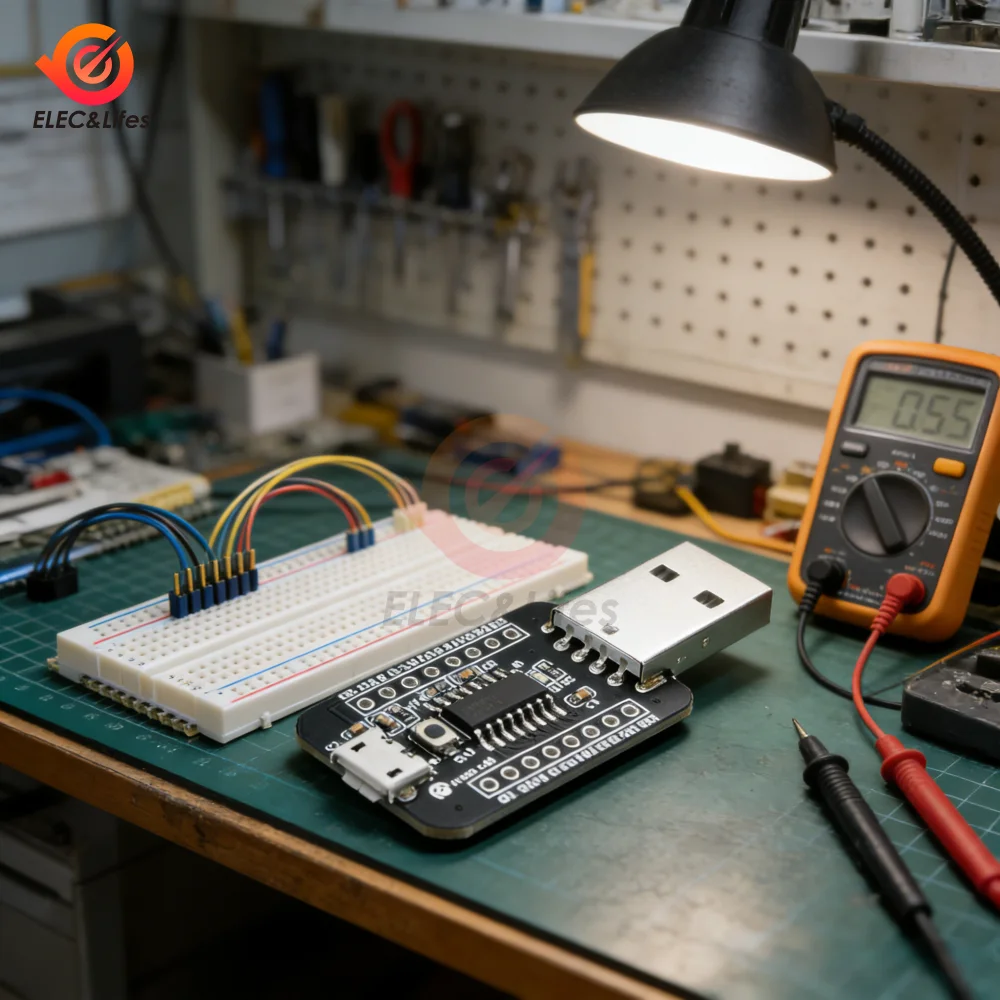 CH552G Minimales Systemboard mit verbessertem E8051-Kern, 24