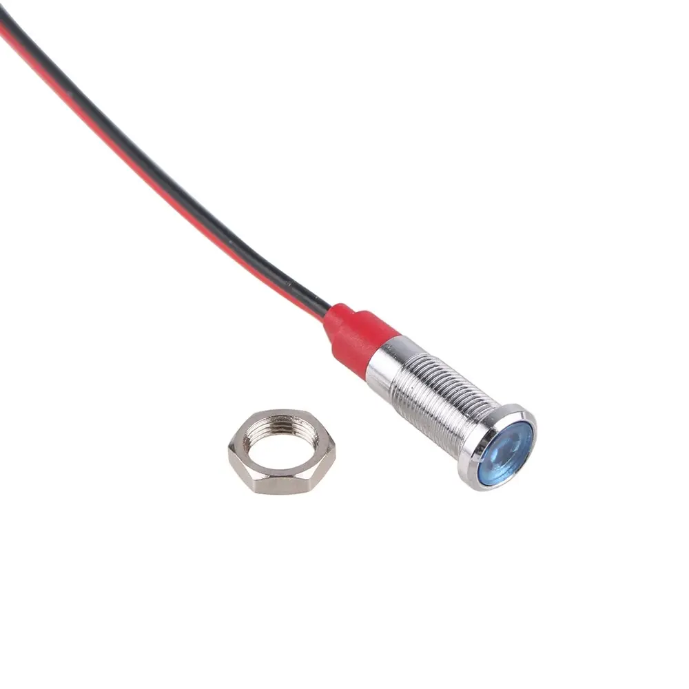 LED Metall Kontroll leuchte 6mm wasserdichte Leistungs signal – Bild 4