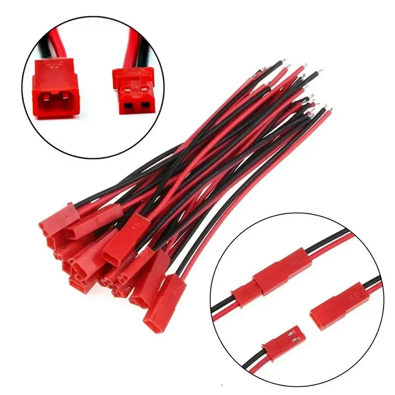 20 Stück Stecker und Buchse JST Stecker Kabel DIY 2 Pin – Bild 4