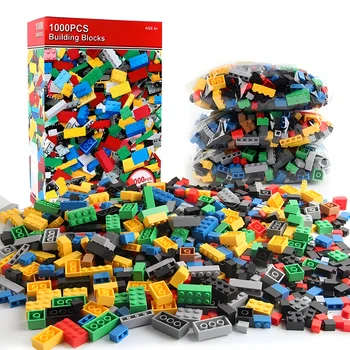 300/500/1000 DIY kreative Bausteine Großset Urban Classic Blöcke Zusammengebautes Geburtstagsgeschenk