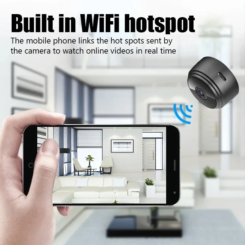 A9 WiFi Mini Kamera Drahtlose Video Recorder Sicherheit – Bild 3