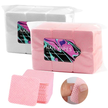 Nagellackentferner Tücher Nagelreinigungspads Vlies Nagelpads für Frauen Mädchen Schönheitssalon (1200 Stück)