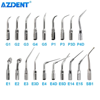 AZDENT Dental Ultraschall-Scaler-Spitzen für Zahnsteinentfernung, Parodontologie und Endodontie - Kompatibel