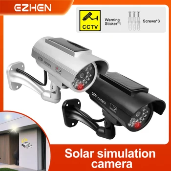 Simulation Solar Kamera Gefälschte Kamera Outdoor CCTV Überwachung Simulation Gefälschte Kamera Wasserdicht