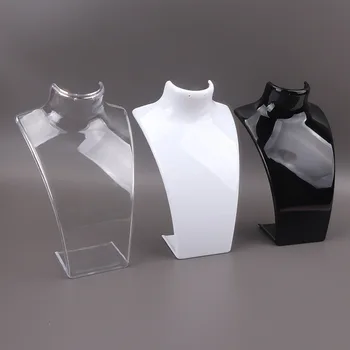 Acryl-Porträtmodell-Schmuckständer - Halsketten-Anhänger-Ohrring-Halter-Regal für dekorative Ausstellungen