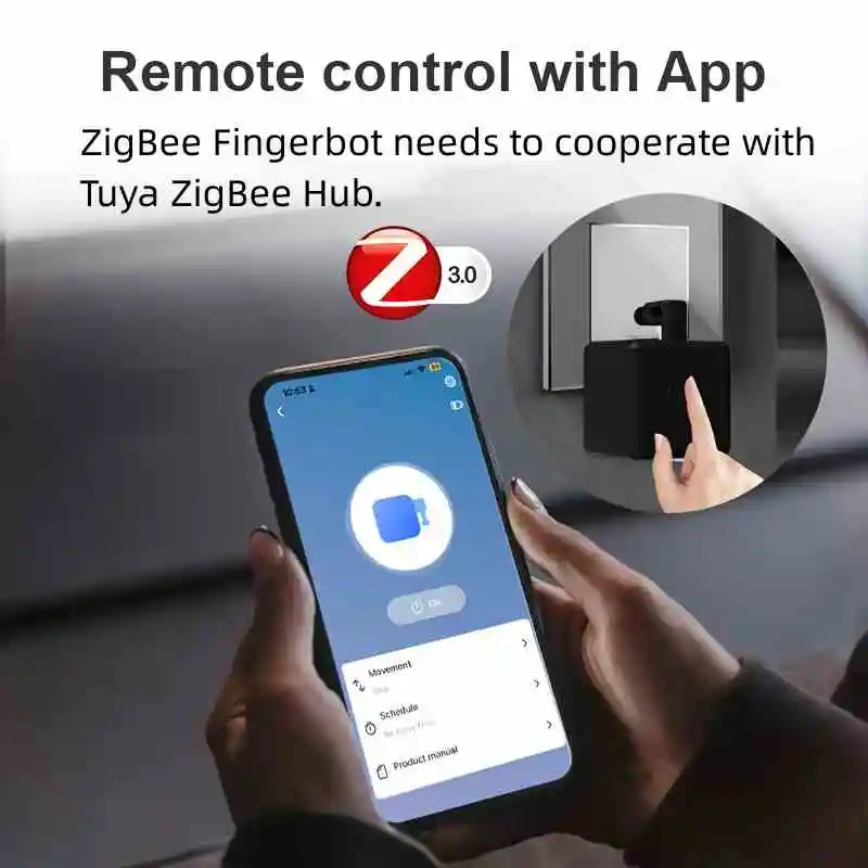 Zigbee Smart Fingerbot Plus Schalterknopf-Drücker Touch-Arme – Bild 5