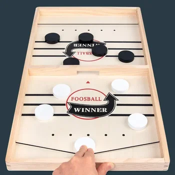 Tischfußball Gewinner Spiele Tisch Hockey Spiel Katapult Schach eltern-kind-Interaktive Spielzeug Schnelle