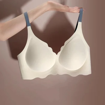 No Trace Top Damenunterwäsche, kein Stahlring, reines Verlangen, bequemer oberer Stützschlinge, verstellbarer