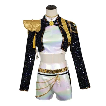 Osterkostüm für Teenager, Rollenspiel, Glitzerkostüm, Cosplay, glänzende Verkleidung für Damen, Anzug