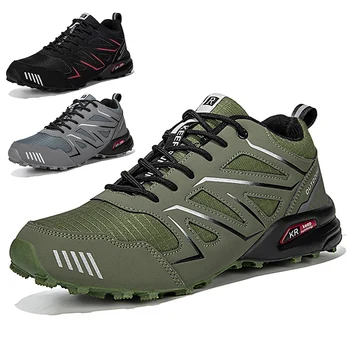 Männer Wanderschuhe Im Freien Wasserdichte Sport Schuhe Bequeme Leder Wandern Ausbildung Stiefel Große Größe
