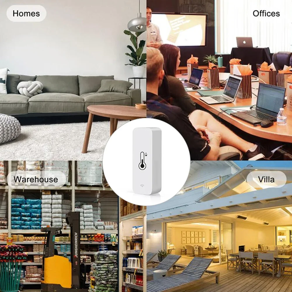 Tuya WiFi Zigbee Temperatur Feuchtigkeit Sensor Smart Home – Bild 6