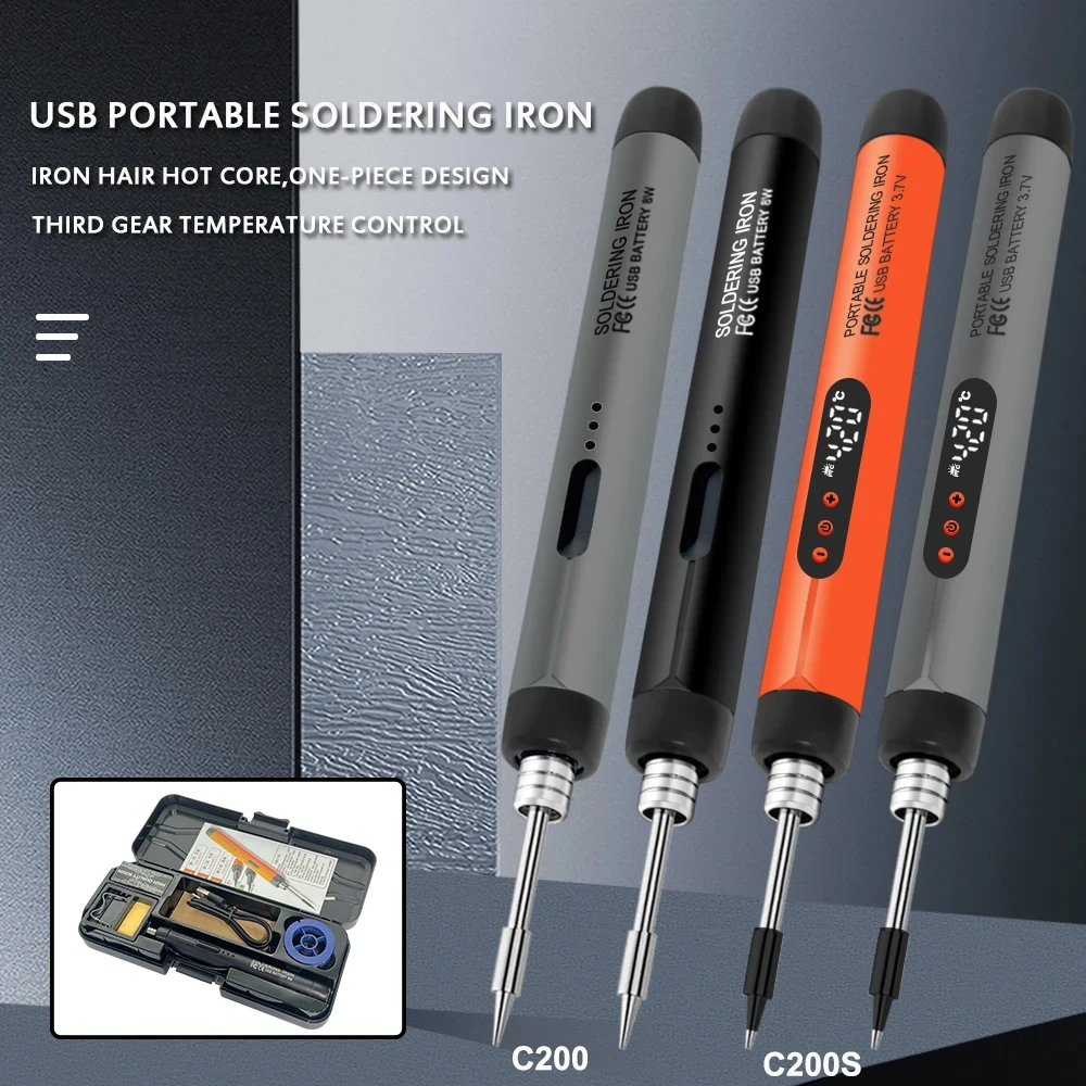 USB Wireless Digital Electric Lötkolben Kit Schnurlos