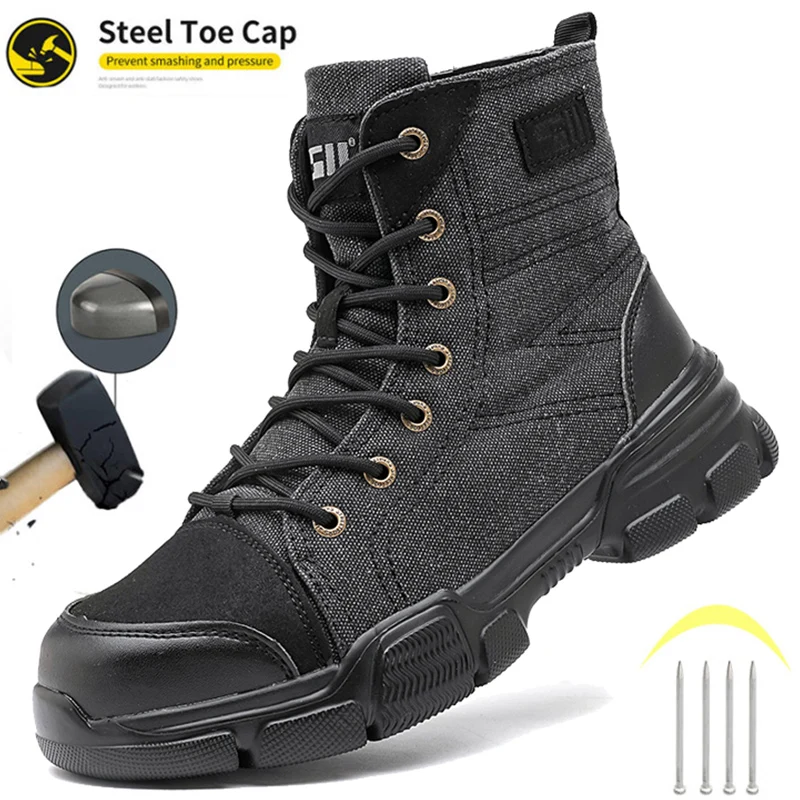 Sicherheitsschutzstiefel Arbeitssicherheitsschuhe Herren