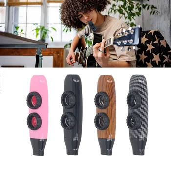 Kazoo-Flöte mit Membran, Kazoo-Flöte mit zwei Löchern, verstellbares Musikblasinstrument mit Membran