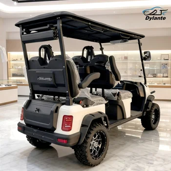 4-Rädriger Touring-Handwagen 4-Sitzer Elektrisches Mini-Mehrzweck-Hebe-Passagierfahrzeug Jagd-Golfcart