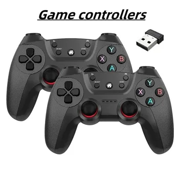 BOYHOM Wireless Doppel-Game-Controller für Linux/Android-Telefon für Game Box Game Stick PC Smart TV Box 2,4 G
