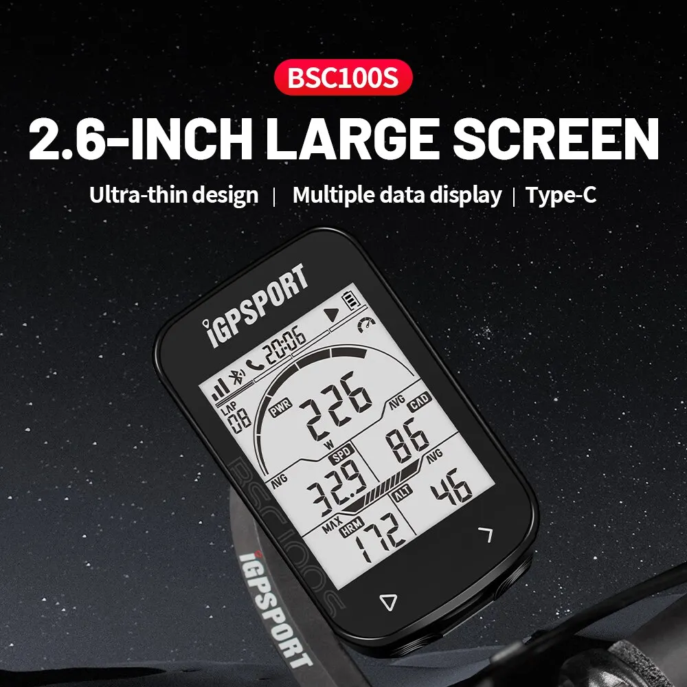 GPS-Fahrradcomputer IGPSPORT BSC100S Zyklus Drahtloser – Bild 2