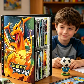 Pokemon-Kartenalbum 240 Stück Kartenalbum Kreatives Neues Modell Sammelmappe Karten-Sammelalbum