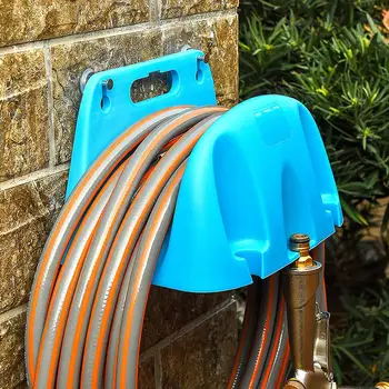 Wand Montiert Garten Bewässerung Schlauch Rohr Aufhänger Kunststoff Rack Tap Bewässerung Schlauch Organizer