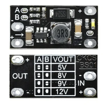 Multi-funktion Mini Boost Modul Step Up Board 5V/8V/9V/12V 1,5 A LED Anzeige Diy Elektronische (5 Stück)