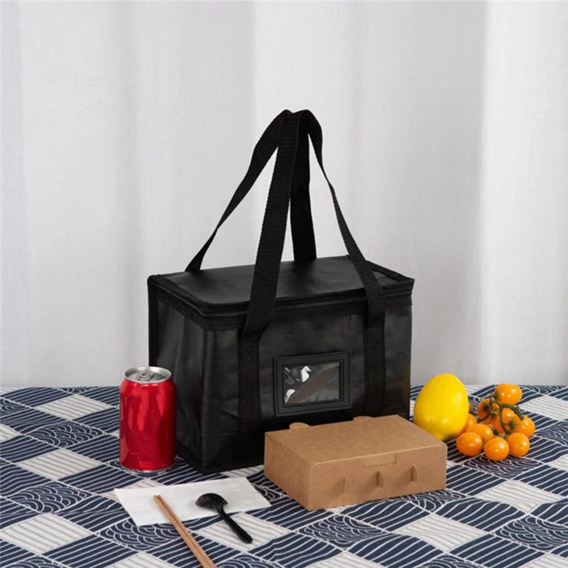 Tragbare große isolierte Taschen für Lebensmittellieferung – Bild 3