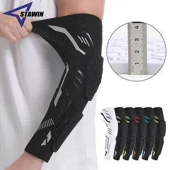 Sport Gepolsterte Arm Ärmel Schützende Kompression Ellenbogen Pad Basketball Fußball Volleyball Fußball Gym