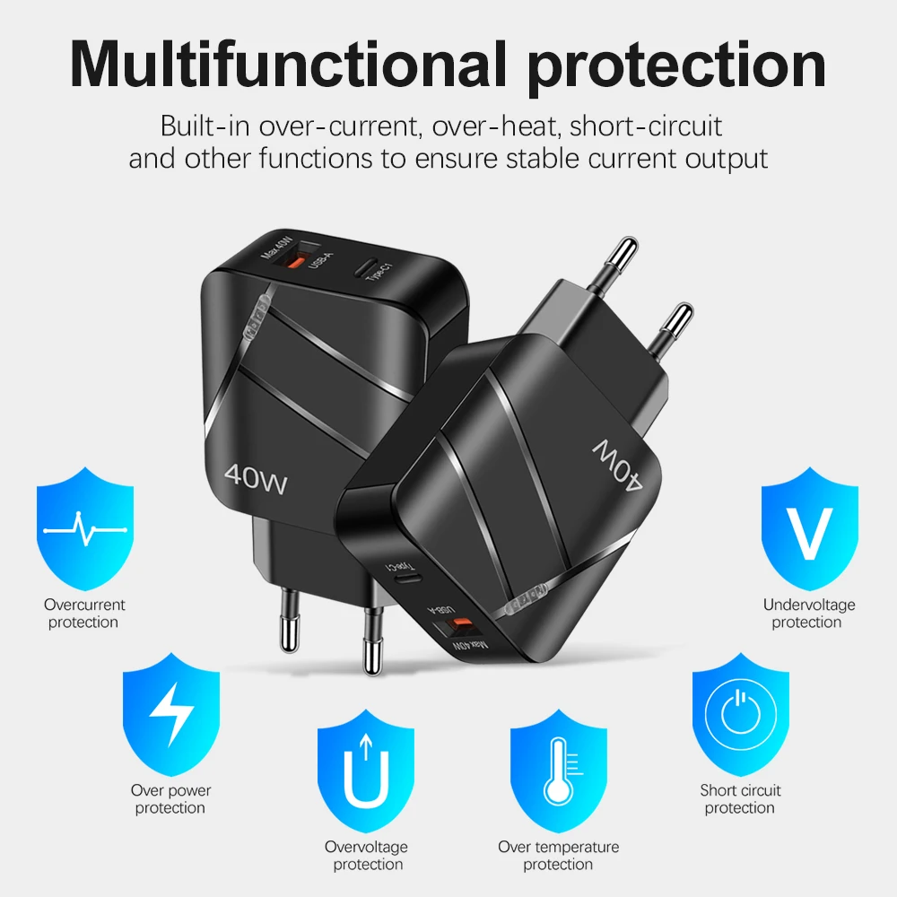 USB-Ladegerät USB-C-Ladegerät, Schnell ladung, 3,0, für – Bild 4