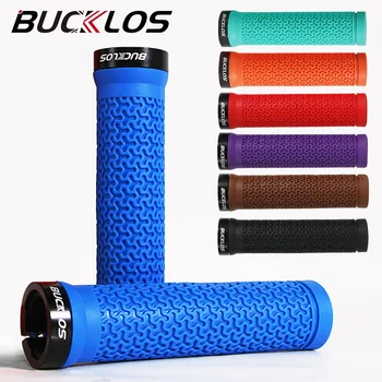 BUCKLOS Fahrradgriffe, integrierter Gummi, rutschfest, für MTB-Lenkerabdeckung, Sperre am Mountainbike
