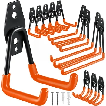 Heavy Duty Metall Haken Garage Organizer Wand Halterung Fahrrad Kleiderbügel Haken Wand Halterung Anti-slip