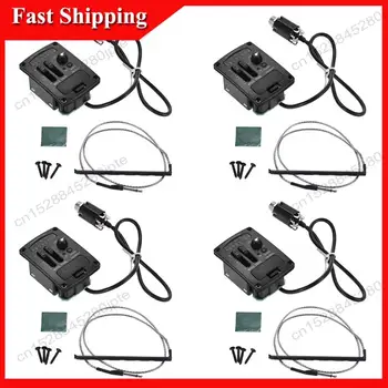 ABUB 4X Uk-300T Ukulele Piezo Pickup Preamp 2-Band Eq Equalizer Ukulele Pickups Tuner System