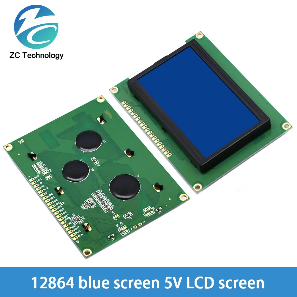 LCD-Modul blau grün Bildschirm für Arduino 1602 2004 12864 – Bild 6
