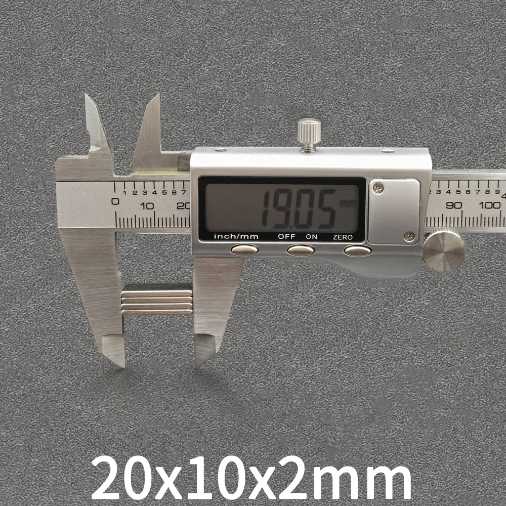 20x10x2 Superstarke Magnete, starke Scheibenmagnete, 20 mm x – Bild 5