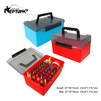 Angeln Tackle Box Tintenfisch Jig Organizer Boxen Webfoot Octopus Egi Kunststoff Lagerung Box Minnow Harten