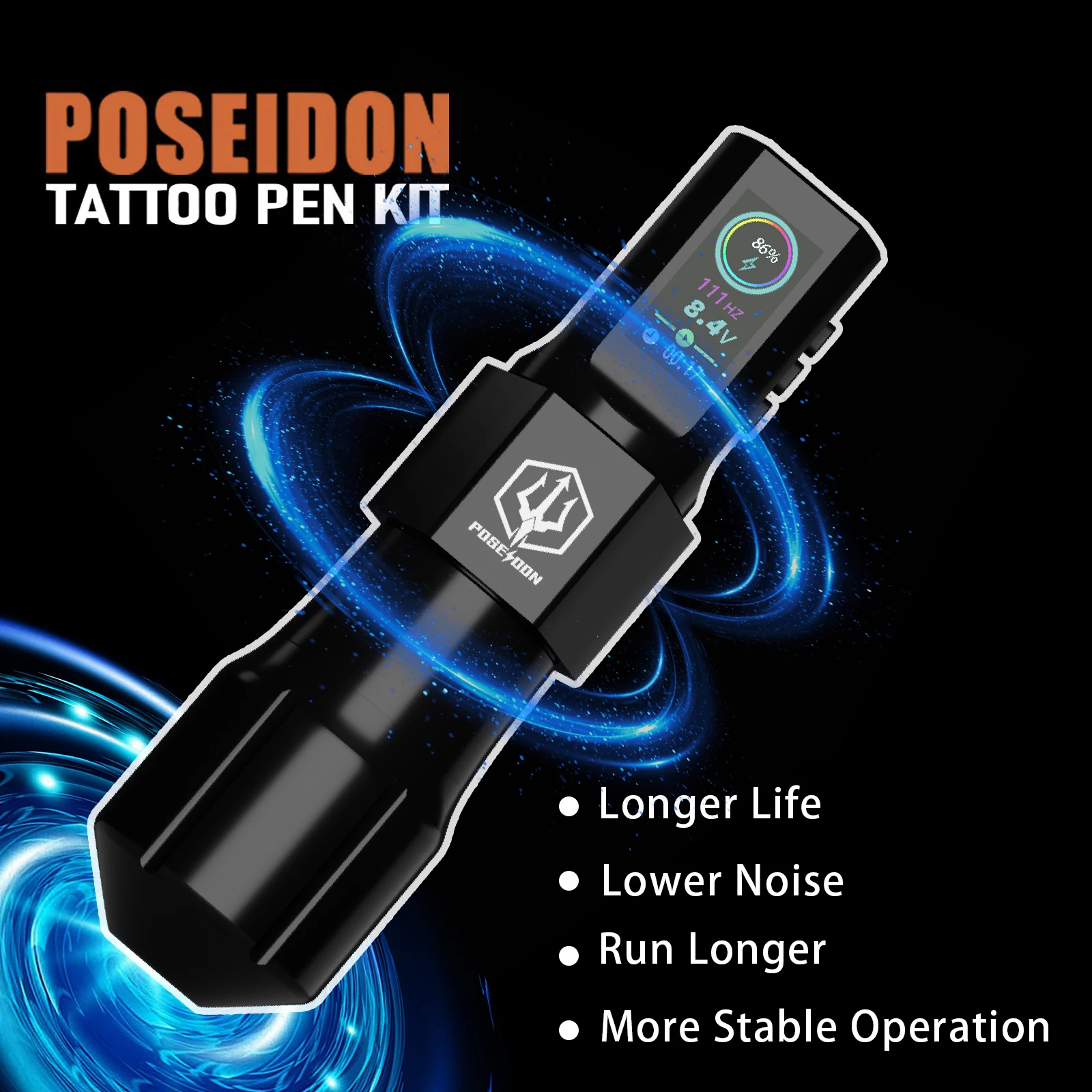 Tattoo Kit oder Tattoo Machnie POSEIDON Neue Coole Tattoo – Bild 5