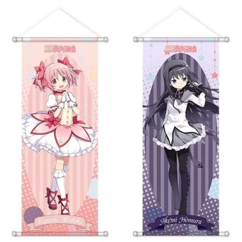 Kawaii Anime Scroll Leinwand Poster und Drucke Dekoration Wandbehang Gemälde