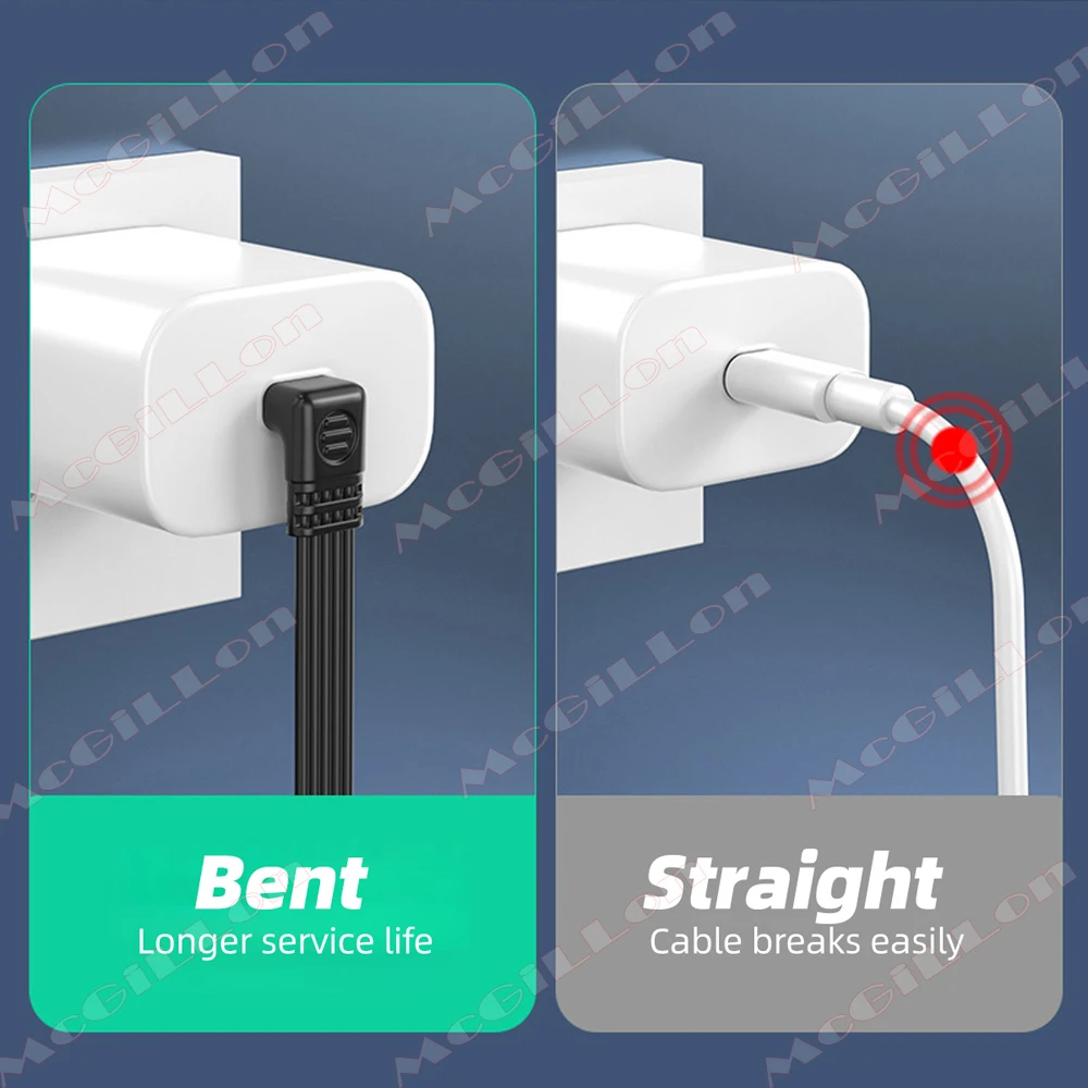 90-Grad-USB-C-Verlängerungskabel, Stecker auf Buchse, Typ C – Bild 4