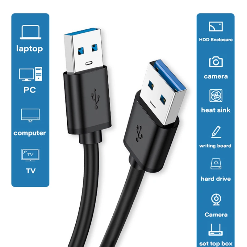 USB 3.0-Verlängerungskabel, USB-Stecker auf Stecker, 5 – Bild 2