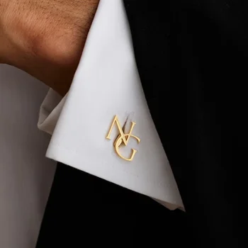 Personalisierte Manschettenknöpfe für die Hochzeit des Bräutigams, Geschenk für den Trauzeugen